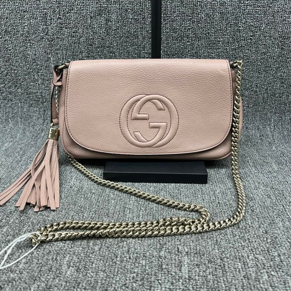 100% Authentic GUCCI Soho Leather Shoulder Bag 635-101724 - Picture 2 of 13